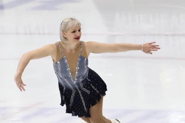 Annabel Mansell is one of the rink's competitive adult skaters.