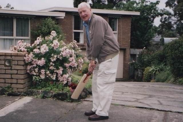 David Wilson’s love of and enthusiasm for the cricket was lifelong