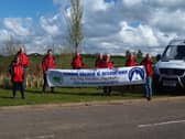 BSARU team on their new site at Plot 10, Pinnacle Hill Industrial Estate in Kelso on Friday, April 30 (Photo: BSARU).