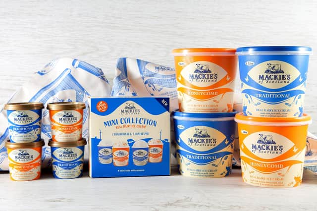 Mackie's of Scotland has a ‘sky to scoop’ ethos which sees it create everything from milk to its packaging on site, powered predominantly by renewable energy.