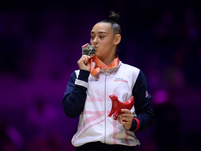 Jessica Gadirova had a fantastic year, including becoming the 2022 World Champion on floor exercise.