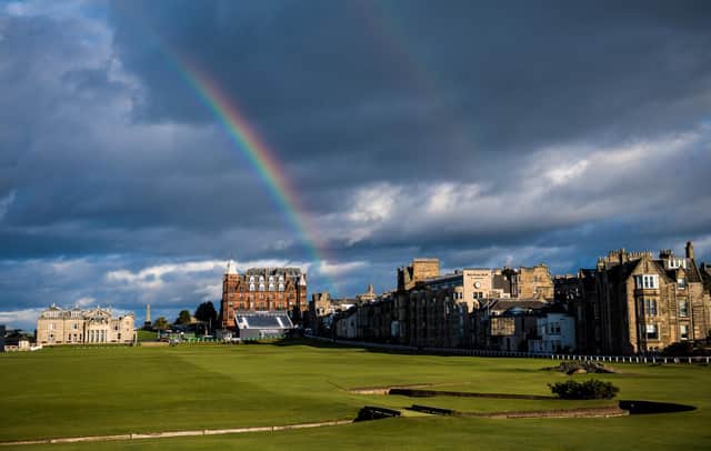 A general view of St Andrew's Old Course back in September.