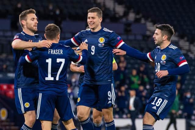 Scotland will perform in front of a capacity crowd at Hampden this weekend. The only other place to see the game live is on Sky Sports. (Photo by Alan Harvey / SNS Group)