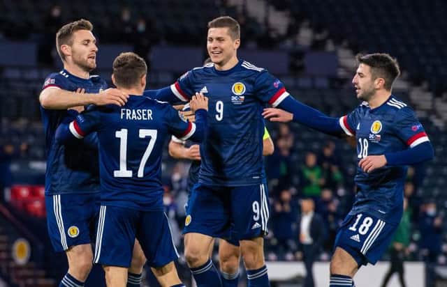 Scotland will perform in front of a capacity crowd at Hampden this weekend. The only other place to see the game live is on Sky Sports. (Photo by Alan Harvey / SNS Group)