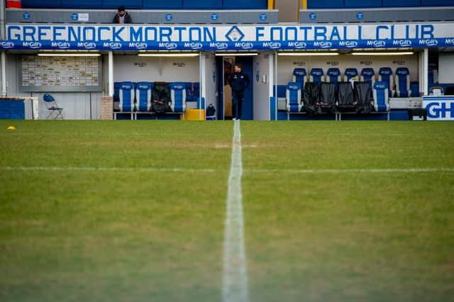 Cappielow Park saw a 2-2 draw with Ayr United on Saturday. 
(Photo by Euan Cherry / SNS Group)