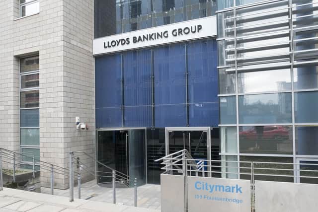 Lloyds Banking Group , which owns Bank of Scotland and Halifax, ranks as the UK's biggest lender. Picture: Ian Rutherford