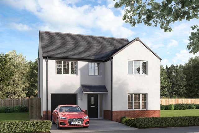 View homes - Prospective buyers can view the Stirling (CGI of house style) at the 'Step inside a new Avant home' event at Darach Fields, Robroyston