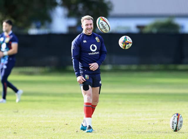 Scotland captain Stuart Hogg will start for the Lions at full-back in the first Test.