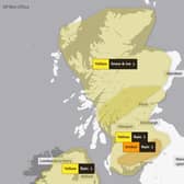 Three Met Office severe weather warnings have been issued for Friday. Picture: Met Office