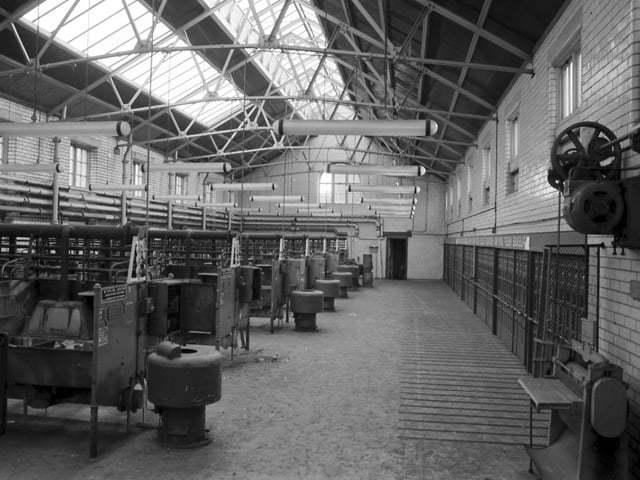 The disused public washhouse/laundry/'steamie' at Adelphi Grove Portobello Edinburgh in November 1977.