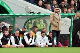 Hibs manager Lee Johnson did not hold back after the 6-1 defeat by Celtic.