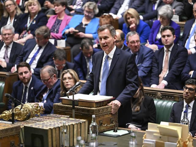 Chancellor of the Exchequer Jeremy Hunt delivering his Budget to the House of Commons in London. Picture date: Wednesday March 15, 2023.
