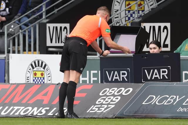 Despite the introduction of VAR scrutiny over referees has increased. (Photo by Alan Harvey / SNS Group)