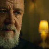 The Pope's Exorcist starring Russell Crowe as Father Gabriele Amorth hit UK cinemas last Friday - and has received glowing reviews. Cr: Sony Pictures.