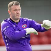 Spartans goalkeeper Blair Carswell is preparing to face his boyhood club Hearts in the Scottish Cup on Saturday. (Photo by Paul Devlin / SNS Group)
