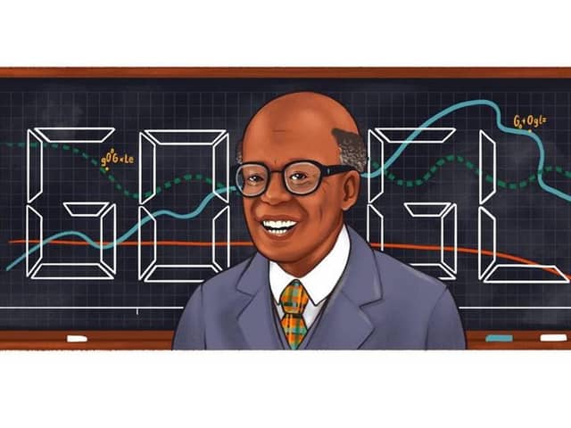 Google is celebrating Sir W Arthur Lewis, the famed economist, with a Doodle on its homepage (Google)