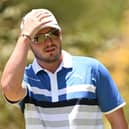 Ewen Ferguson reacts on the third hole during the final round of last year's Magical Kenya Open at Muthaiga Golf Club in Nairobi. Picture: Stuart Franklin/Getty Images.