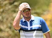 Ewen Ferguson reacts on the third hole during the final round of last year's Magical Kenya Open at Muthaiga Golf Club in Nairobi. Picture: Stuart Franklin/Getty Images.