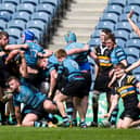 Hawick Harlequins played in the final of the BT Men's Shield at Murrayfield as recently as 2018, losing to Carrick. Picture: Graham Stuart/SNS