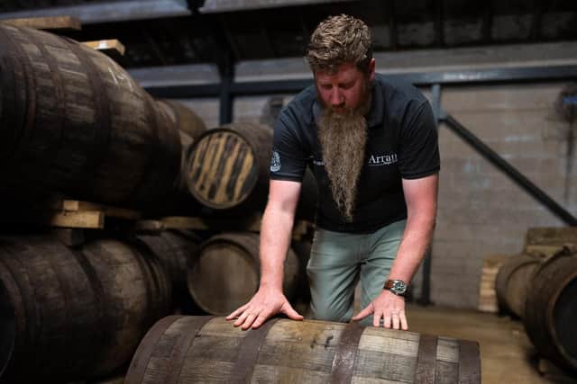 Lochranza distillery manager Stewart Bowman.