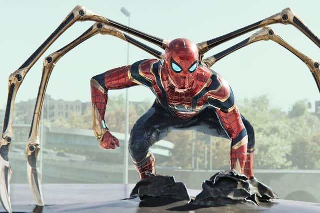 Spider-Man in action in the latest blockbuster: Sony Pictures