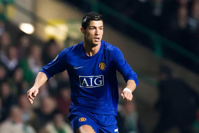 Cristiano Ronaldo in action for Manchester Utd. SNS Group Craig Williamson
