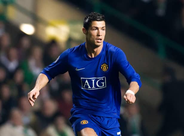 Cristiano Ronaldo in action for Manchester Utd. SNS Group Craig Williamson