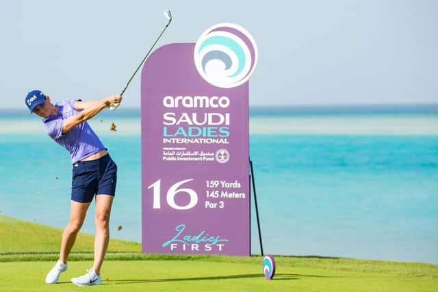 This week's Saudi Ladies International carries a $1m prize fund but next year's event at Royal Greens Golf & Country Club in King Abdullah Economic City will be worth $5 million. Picture: LET