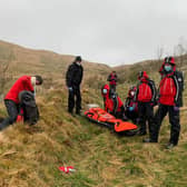Phone technology helped the team locate the casualty (Pic:  Moffat Mountain Rescue Team)