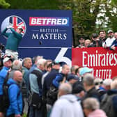 Bob MacIntyre appreciated playing in front of big crowds on all four days during the Betfred British Masters hosted by Danny Willett at The Belfry in Sutton Coldfield. Picture: Ross Kinnaird/Getty Images.