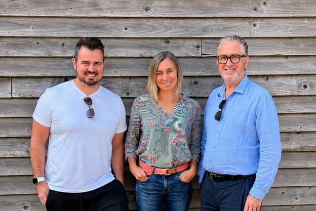 DJI Architecture's David MacFarlane, Iga Panczyna and Rod McMillan.