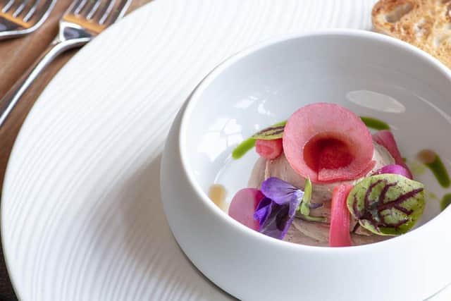 The menu at Murrayshall's Eolas restaurant has won it two AA rosettes this year. Pic: Contributed
