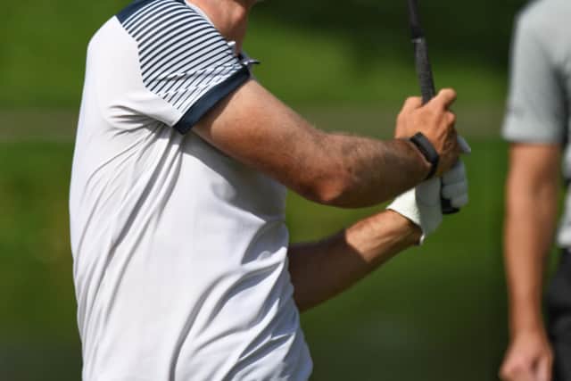 Martin Laird in action during his second round of the US Open qualifier at The Lakes Golf & Country Club in Columbus, Ohio. Picture: Alex Miceli