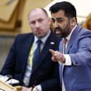 New Scottish First Minister Humza Yousaf at his first First Minister's Questions at the Scottish Parliament. Picture: Jeff J Mitchell/Getty Images