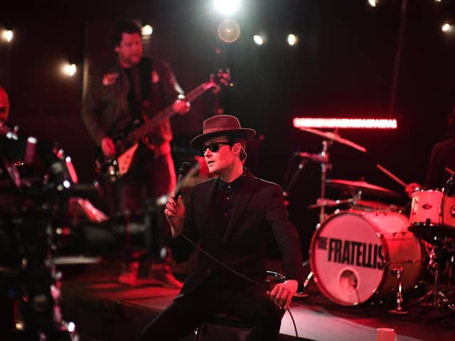 Jon Fratelli hopes to sing his band's reworking of Baccara disco classic Yes Sir, I Can Boogie over the summer - as long as fans still have the stomach for it