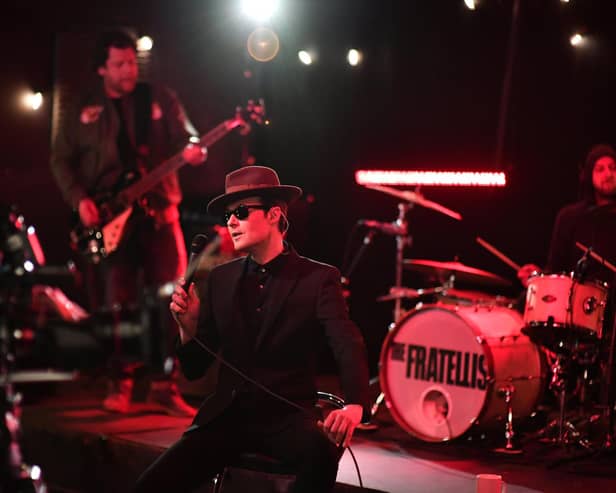 Jon Fratelli hopes to sing his band's reworking of Baccara disco classic Yes Sir, I Can Boogie over the summer - as long as fans still have the stomach for it