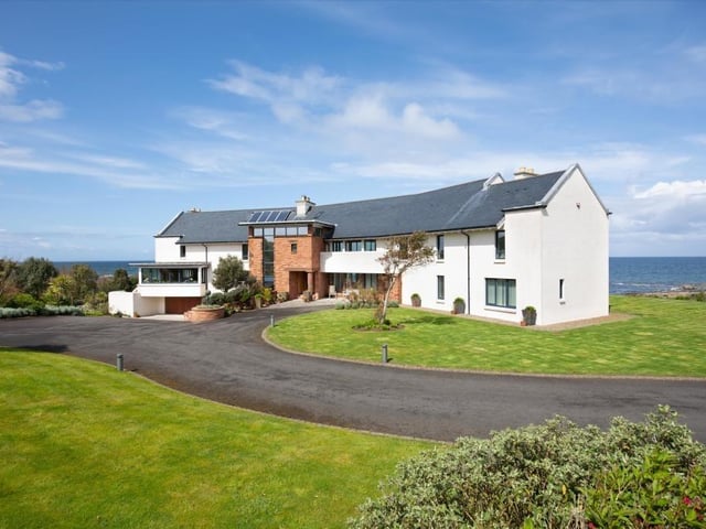 Driveway and rear of property.