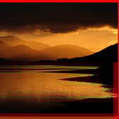 Sunset across Loch Eil, Lochaber, near Fort William. Picture: Jane Barlow