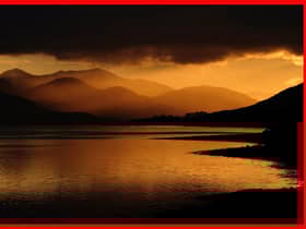 Sunset across Loch Eil, Lochaber, near Fort William. Picture: Jane Barlow