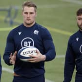 Scotland pair Duhan van der Merwe and Rory Sutherland could become available if Worcester plunge into further trouble. (Photo by Craig Williamson / SNS Group)