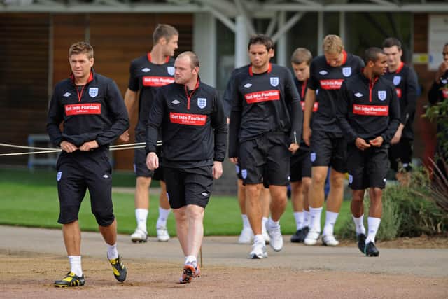 Steven Gerrard is in regular dialogue with his former England team-mate Wayne Rooney as he takes his first steps in management at Derby County. (Photo by Michael Regan/Getty Images)