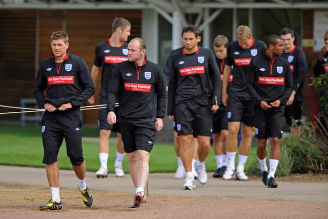 Steven Gerrard is in regular dialogue with his former England team-mate Wayne Rooney as he takes his first steps in management at Derby County.  (Photo by Michael Regan/Getty Images)