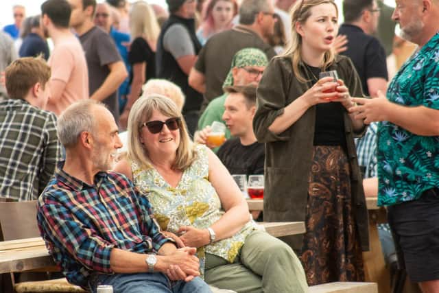 Thousands enjoyed beer, food and music (Barry Howie)