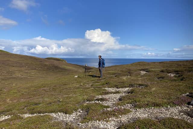Musician and composer Rob Mackay recorded his journey - and a new soundscape of the empty island - for BBC Radio 3 programme Island of the Seals. PIC: Rob Mackay/BBC.