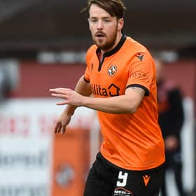 On-loan Dundee United striker Marc McNulty came on as a second-half substitute against Aberdeen last weekend (Photo by Ross MacDonald / SNS Group)