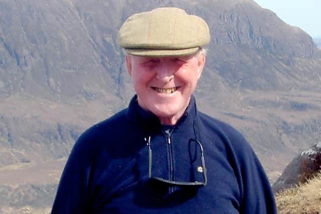 Iain Chalmers pictured in 2009 on Stac Pollaidh ridge in the northwest Highlands