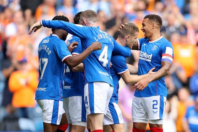 Steven Davis got in on the act with his fourth goal.