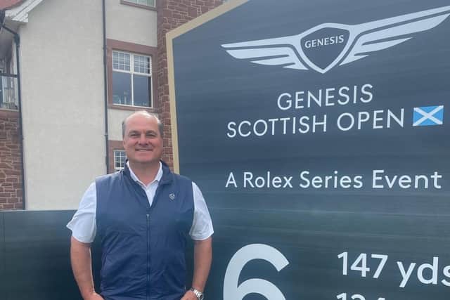 John Sarvadi has taken over as CEO of The Renaissance Club, where the Genesis Scottish Open is being held for the sixth year in a row, from his brother Jerry. Picture: The Renaissance Club