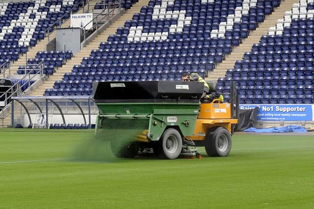 Falkirk's plastic pitch was laid in 2013. Picture: Gary Hutchison/JPIMedia