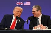 US President Donald Trump and UK Prime Minister Sir Keir Starmer.